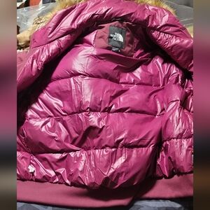 The North Face Women's Magenta Ski Jacket with Fur Trim